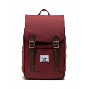 Herschel hátizsák Retreat Mini Backpack bordó, kis, sima