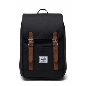 Herschel hátizsák 11398-00001-OS Retreat Mini Backpack fekete, kis, sima