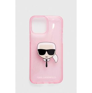 Karl Lagerfeld telefon tok iPhone 13 Pro Max 6,7 rózsaszín