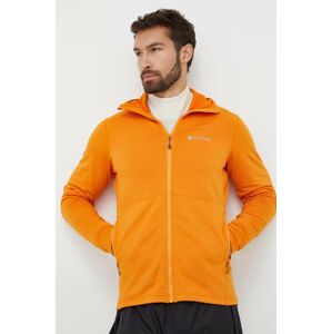 Montane sportos pulóver Protium narancssárga, sima, kapucnis