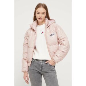 Ellesse rövid kabát női, rózsaszín, téli, oversize