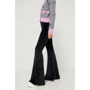 GCDS legging fekete, női, sima