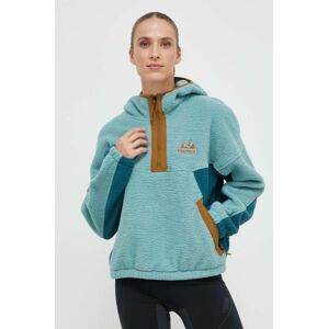 Marmot sportos pulóver Super Aros türkiz, mintás