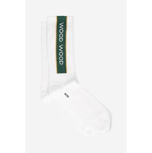 Wood Wood zokni Conor Sports Sock fehér