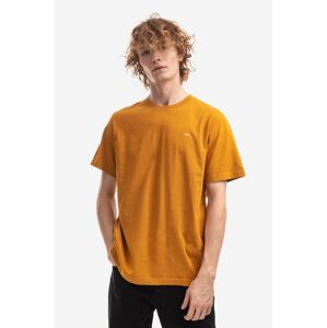 Wood Wood pamut póló Sami Classic T-shirt narancssárga, sima