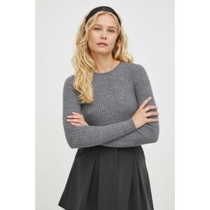 Gestuz gyapjú pulóver könnyű, női, szürke