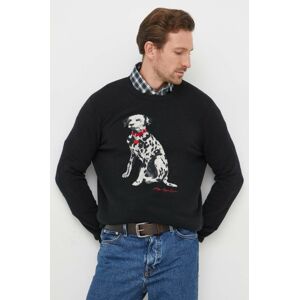 Polo Ralph Lauren kasmír pulóver könnyű, fekete
