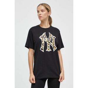47 brand pamut póló MLB New York Yankees női, fekete