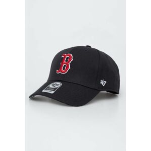 47brand sapka gyapjúkeverékből MLB Boston Red Sox sötétkék, nyomott mintás