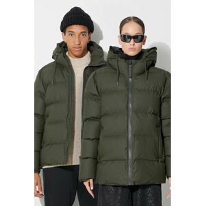 Rains rövid kabát 15120 Jackets zöld, téli