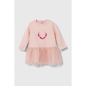 Pinko Up baba ruha rózsaszín, mini, harang alakú