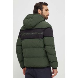 EA7 Emporio Armani rövid kabát férfi, zöld, téli