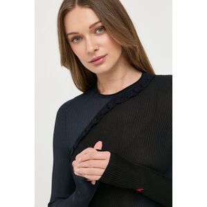 Victoria Beckham pulóver könnyű, női, fekete