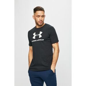 Under Armour t-shirt 1329590 fekete, nyomott mintás