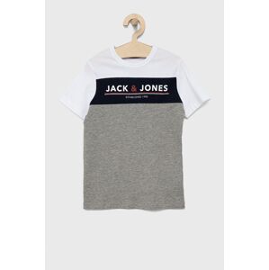 Jack & Jones gyerek póló szürke, nyomott mintás