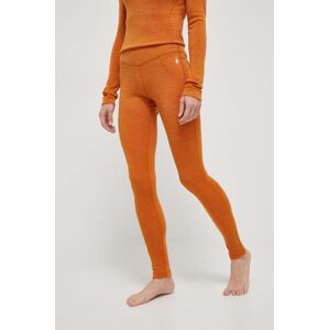 Smartwool funkcionális legging Classic Thermal Merino narancssárga