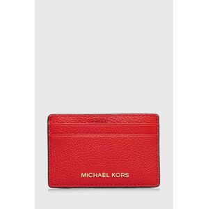 MICHAEL Michael Kors bőr kártya tok piros