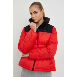 4F rövid kabát női, piros, átmeneti