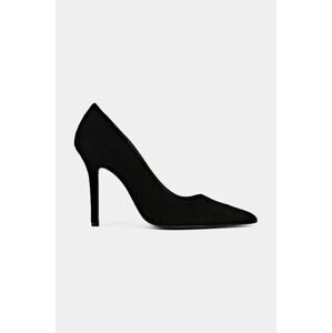 Jonak magasszárú cipő velúrból DINERA VELOURS fekete, 3300239
