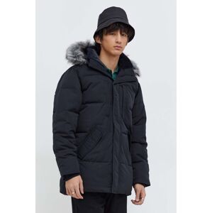 Hollister Co. rövid kabát fekete, férfi, téli