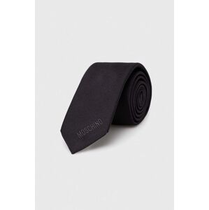 Moschino selyen nyakkendő fekete