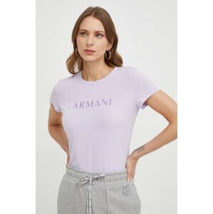 Armani Exchange t-shirt női, lila