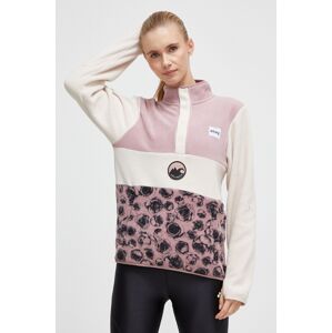 Eivy sportos pulóver Mountain rózsaszín, mintás