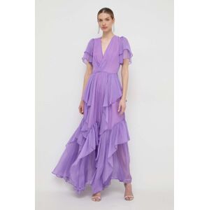 Silvian Heach ruha lila, maxi, harang alakú