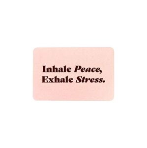 Artsy Doormats fürdőszobai szőnyeg Inhale Peace Exhale