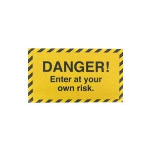 Artsy Doormats lábtörtlő Danger Enter At Your Own 70 x 40 cm
