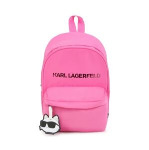 Karl Lagerfeld gyerek hátizsák rózsaszín, nagy, nyomott mintás