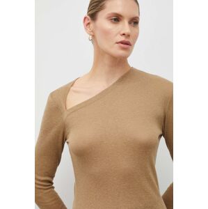 Day Birger et Mikkelsen gyapjúkeverék pulóver könnyű, női, bézs