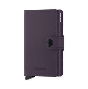 Secrid bőr pénztárca Miniwallet Matte Dark Purple lila