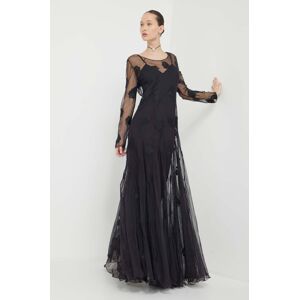 Blugirl Blumarine ruha fekete, maxi, harang alakú