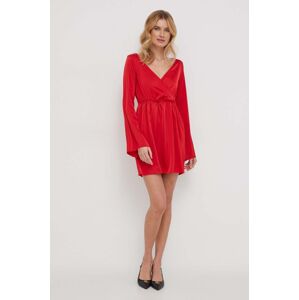 XT Studio ruha piros, mini, harang alakú
