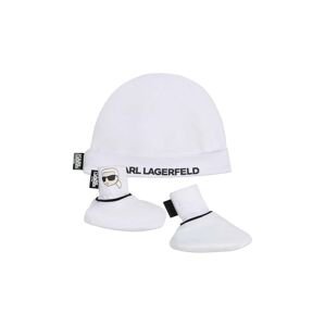 Karl Lagerfeld baba pamut melegítő fehér