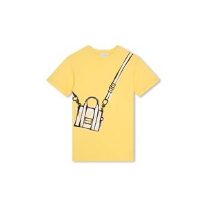 Marc Jacobs gyerek pamutruha sárga, mini, egyenes