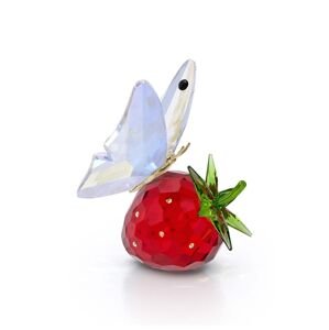 Swarovski dekoráció Idyllia Butterfly and Strawberry