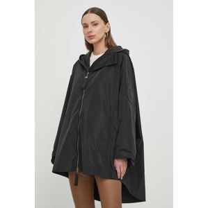 MMC STUDIO rövid kabát női, fekete, átmeneti, oversize