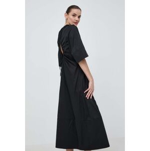 Liviana Conti ruha fekete, maxi, harang alakú