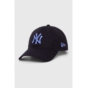 New Era pamut baseball sapka sötétkék, nyomott mintás, NEW YORK YANKEES