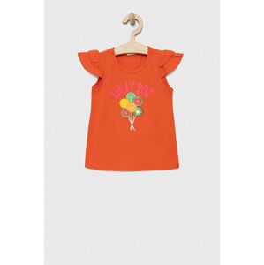 Birba&Trybeyond újszülött póló narancssárga