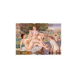 reprodukció vásznon Pierre Auguste Renoir, Kąpiące się
