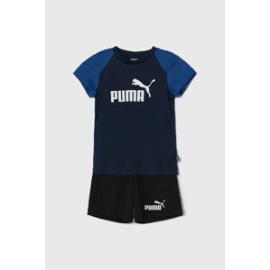 Puma gyerek együttes Short Polyester Set B sötétkék