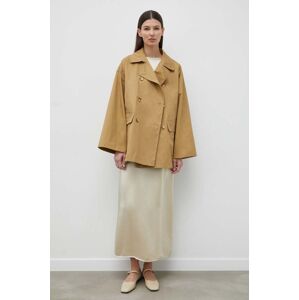 Lovechild rövid kabát női, bézs, átmeneti, oversize