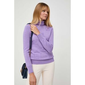 Beatrice B gyapjú pulóver könnyű, női, lila
