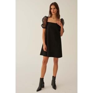 Undress Code ruha In full Bloom Dress fekete, mini, egyenes