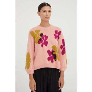 PS Paul Smith gyapjúkeverék pulóver női, rózsaszín