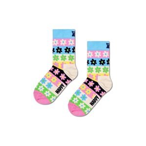 Happy Socks gyerek zokni Kids Flower Stripe Sock rózsaszín