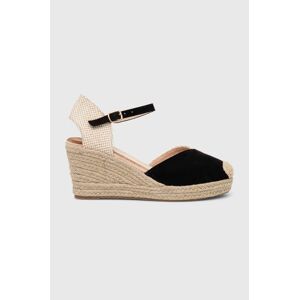 Answear Lab espadrilles fekete, éksarkú